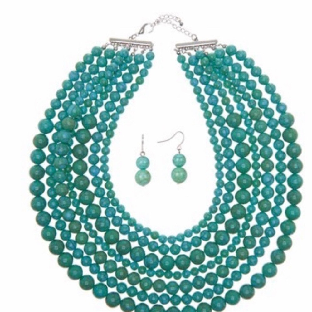 Eye Candy Los Angeles - Necklace and Earrings Set